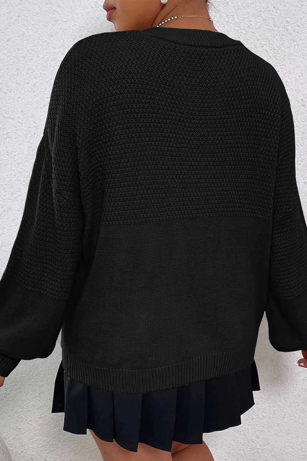 Cardigan ouvert sur le devant à épaules tombantes et appliqués floraux