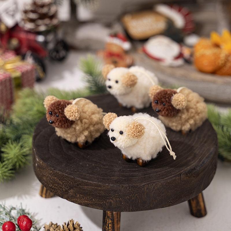 Widget à suspendre en 2 pièces pour chiots en peluche