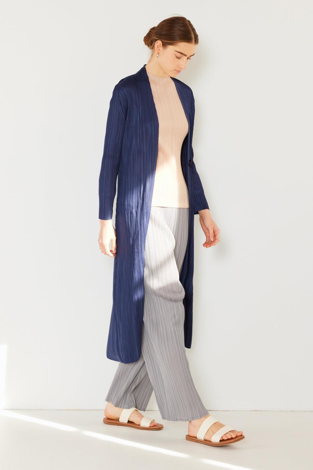 Cardigan plissé à manches longues Marina West Swim
