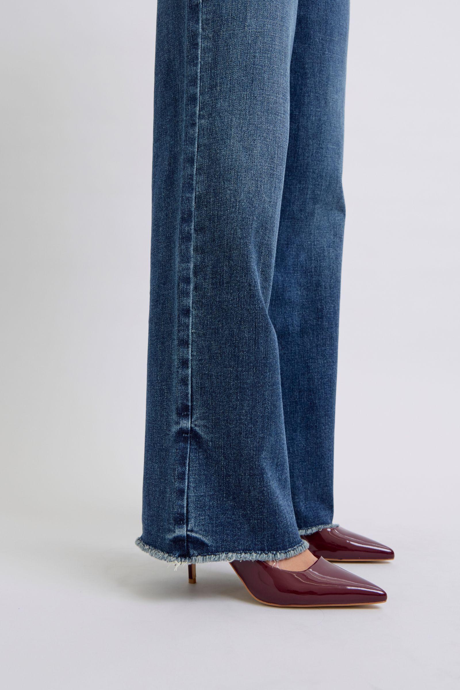 Jean taille mi-haute Judy Blue à ourlet brut 